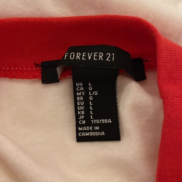 Forever 21 France ringer t shirt - Picture 3 of 3